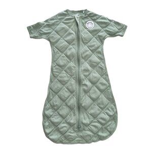 Dream Weighted Transition Swaddle Green Quilted Baby Sleep Sack, 6-9 months